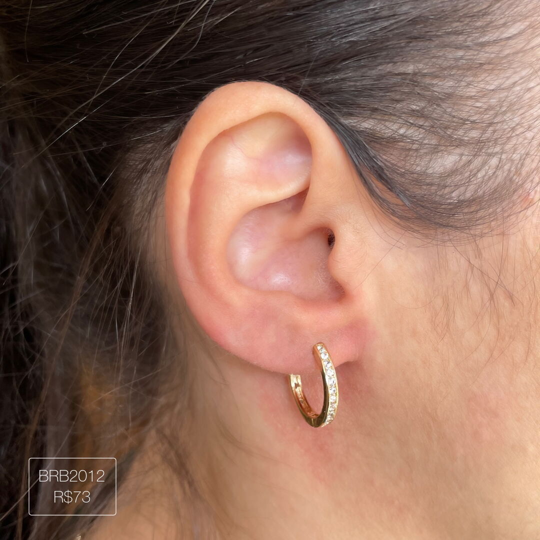 Brinco Argola Nova Pandora Dourada